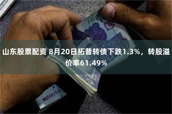 山东股票配资 8月20日拓普转债下跌1.3%，转股溢价率61.49%